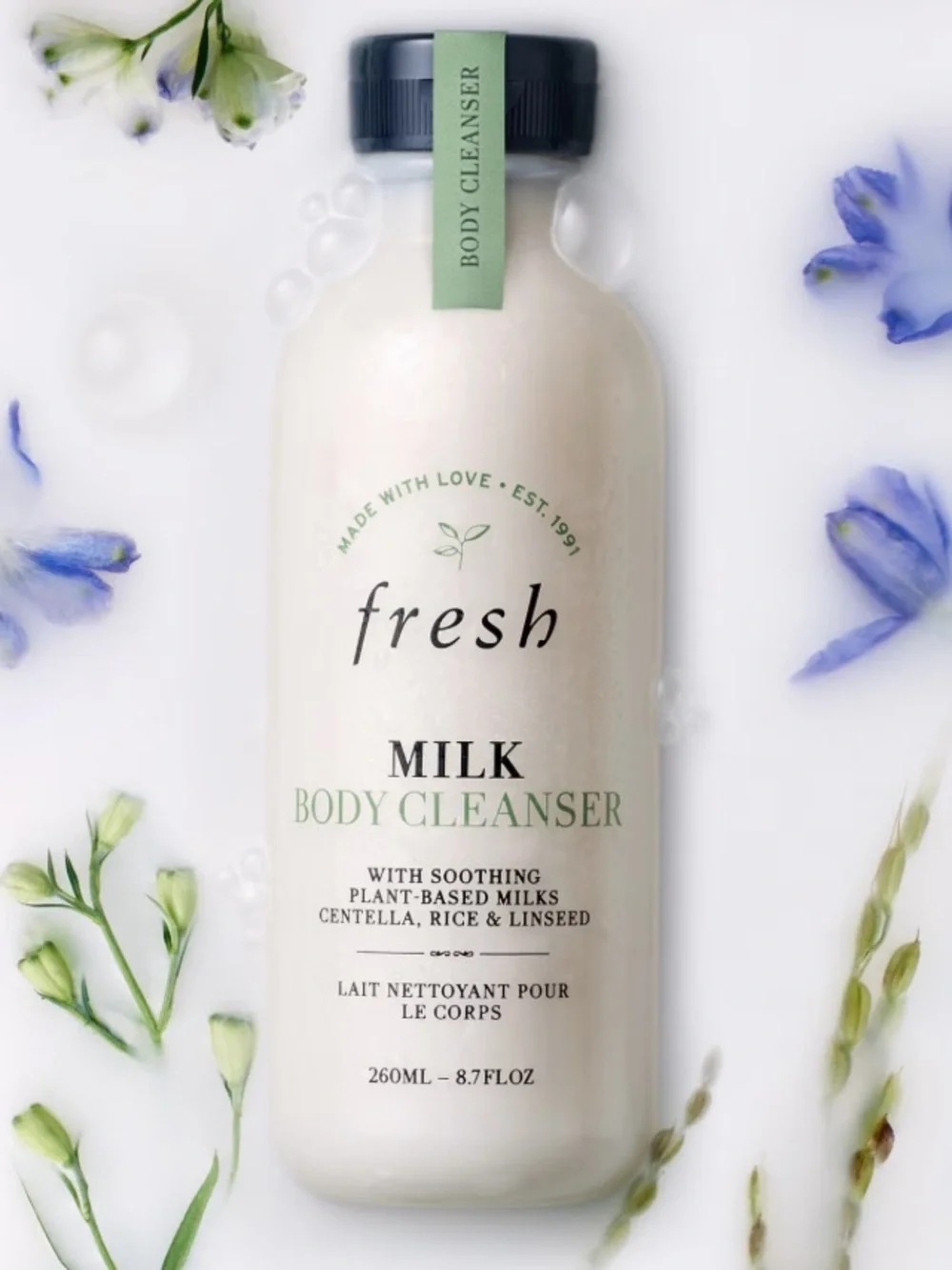 Fresh Milk Body Cleanser 8.7 oz Sealed Gentle Hydrating Body Wash - Picture 1 of 7